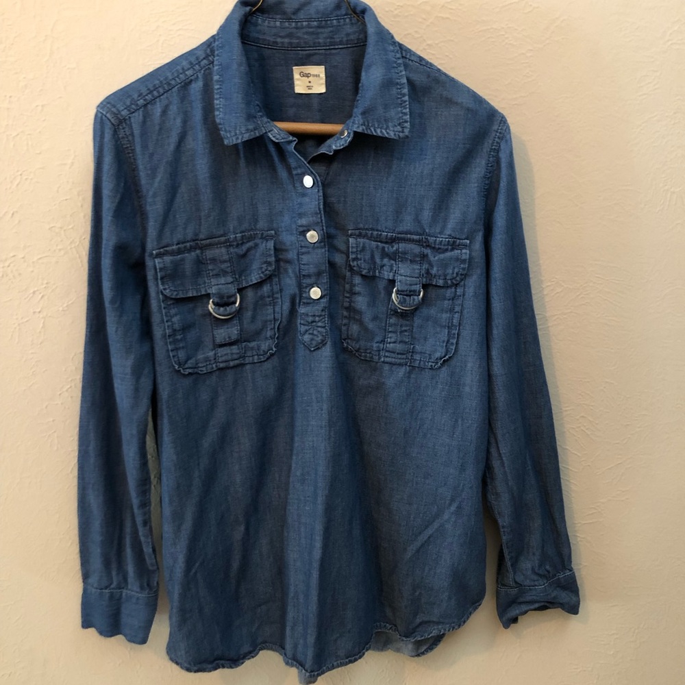 Denim Chambray Popover